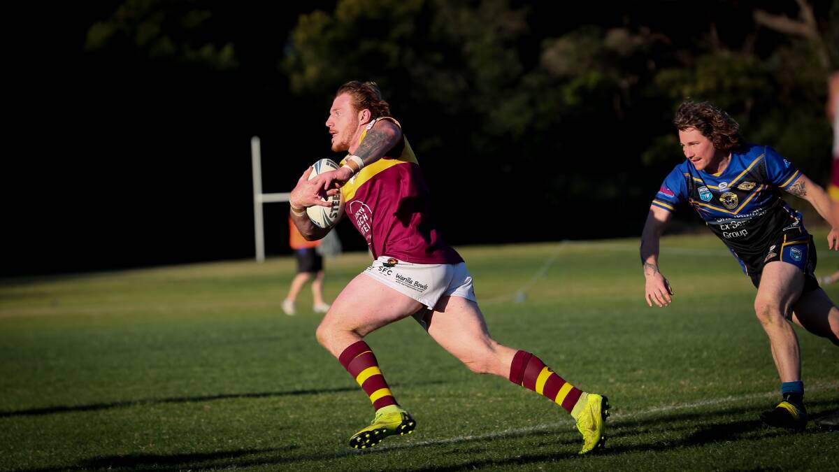 BIG ADDITION: Corrimal recruit Liam Scott in action for Shellharbour in Group Seven last season. Picture: Giant Pictures
