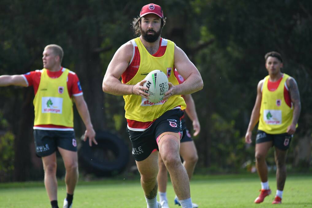 POINT TO PROVE: Aaron Woods is among a host of veterans looking to reboot his career at the Dragons this season. Picture: Dragons Media