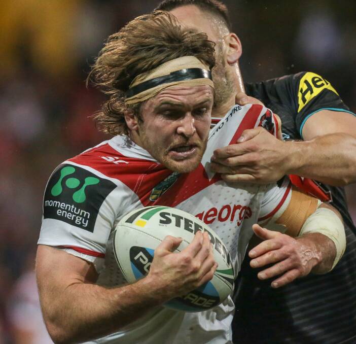 FRONT RUNNER: St George Illawarra hooker Mitch Rein is one of the leading contenders for the club's player of the year award. The winner will be unveiled in at the club's awards night in Wollongong on Sunday. Picture: Getty Images
