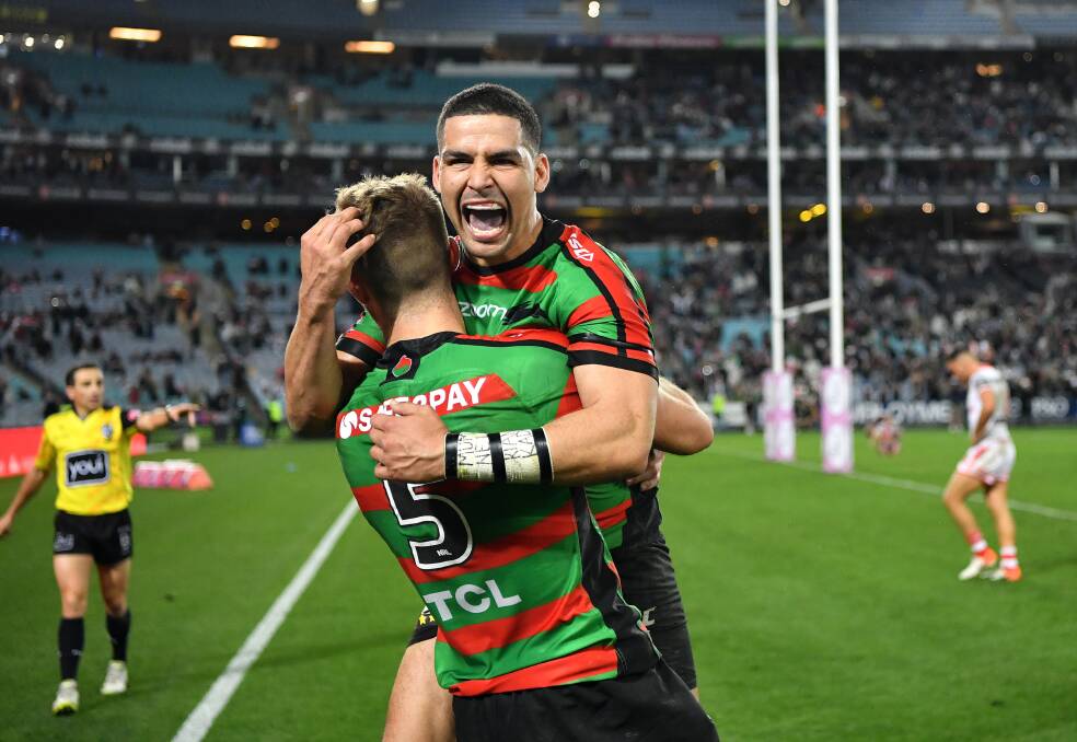 BACK IN FORM: State of Origin can have a myriad of effects on a club but Rabbitohs coach Wayne Bennett's approach to nursing Cody Walker back to top form shows what an art form managing the drain really is. Picture: NRL Photos