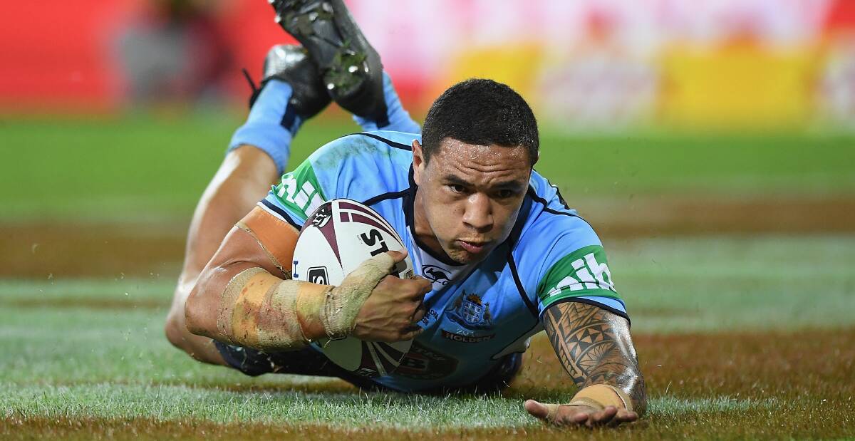 STEPPED UP: Tyson Frizell's outstanding debut for NSW on Wednesday left fans wondering what could've been had other players been blooded sooner. Picture: Getty Images