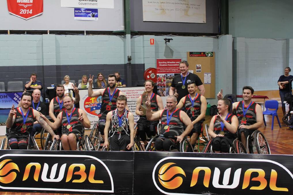 HOW GOOD: The Wollongong Roller Hawks claimed their second straight NWBL title with a thrilling win over the Queensland Spinning Bullets on Sunday. 