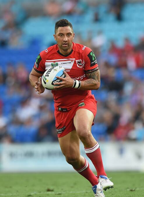 Benji Marshall skippered the Dragons at this year's Auckland Nines.