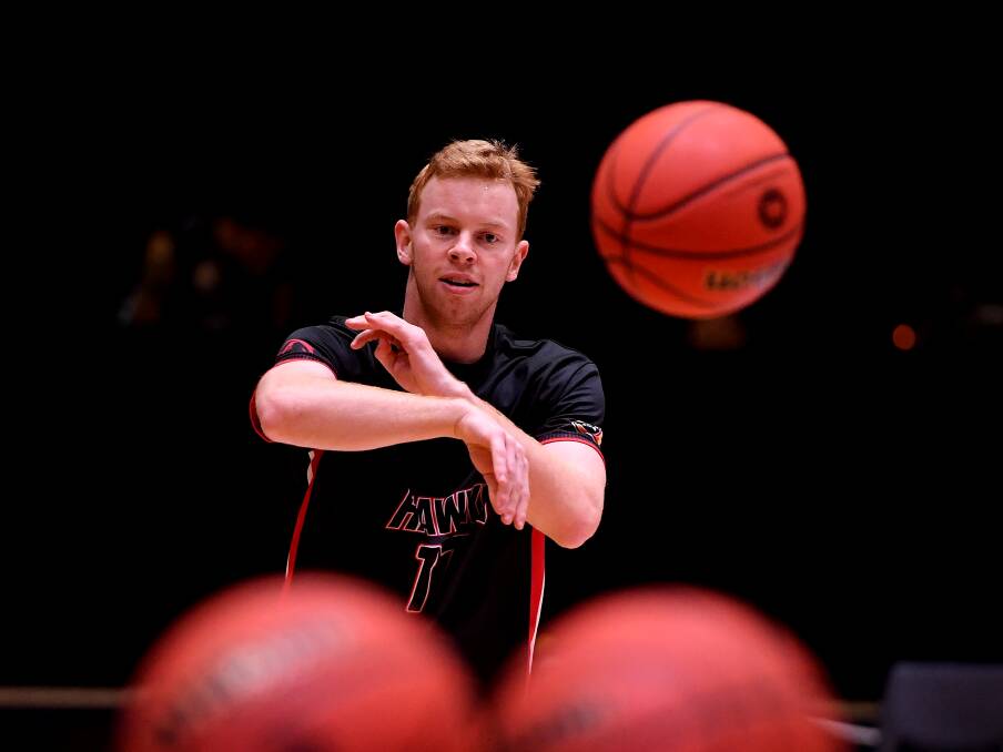 Hawks live-wire Lachie Dent enjoyed a breakout NBL performance on Saturday. Picture - Getty Images