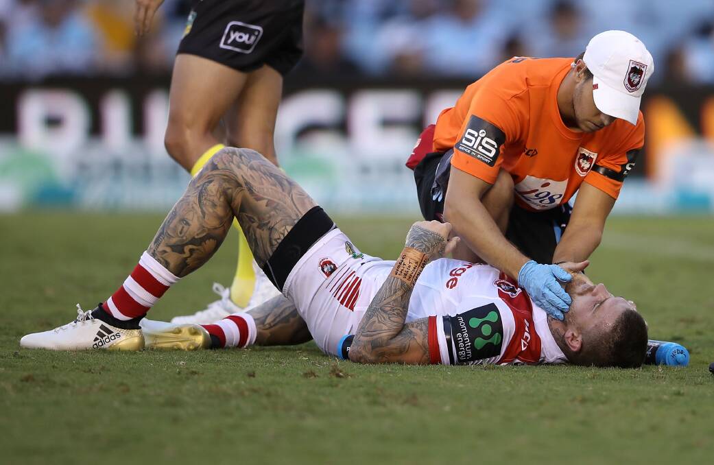 LEVELED: Josh Dugan. Picture: Getty Images