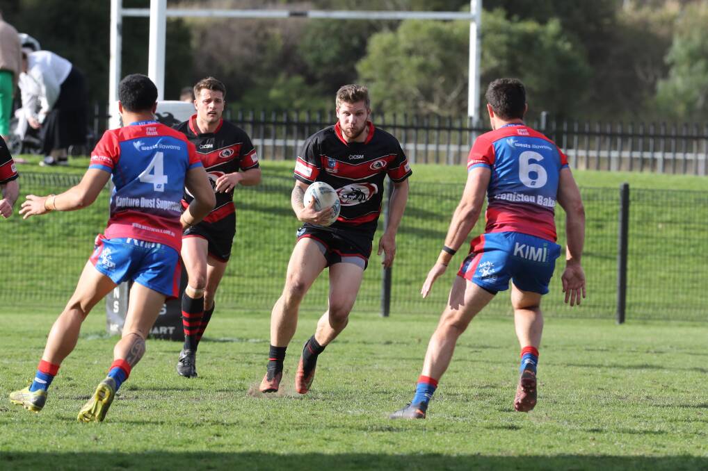 TRACKING WELL: Collies winger Fletcher Winning on the attack in his side's win over Wests last week. Picture: 