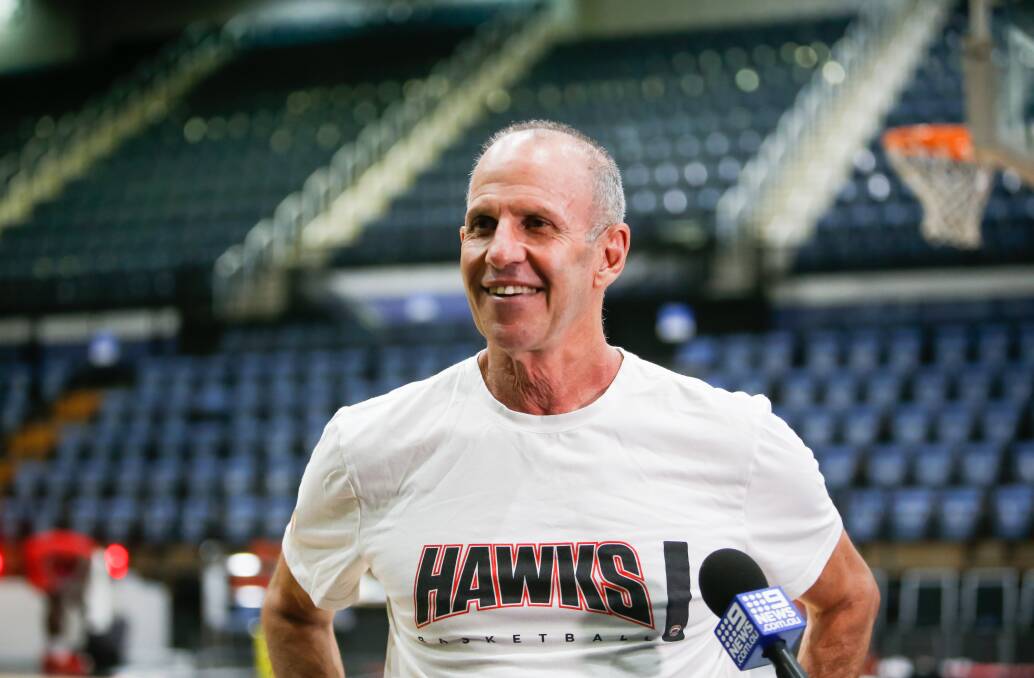 FINALLY: Hawks coach Brian Goorjian is thrilled to bring his currently undefeated team to the WEC in round five. Picture: Anna Warr