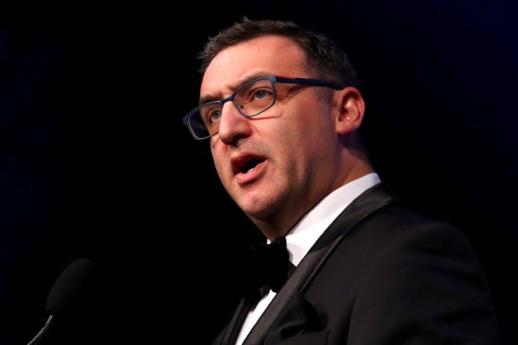 STEADFAST: NBL Commissioner Jeremy Loeliger says the league position on restoring the Illawarra Hawks is unchanged despite a passionate call from coach Bran Goorjian. Picture: Getty Images