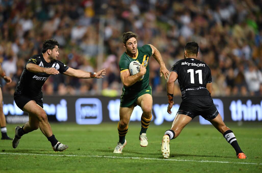 BOOST: Dragons halfback Ben hunt will look use the Kangaroos Test campaign as a platform for the 2020 season. Picture: NRL Photos