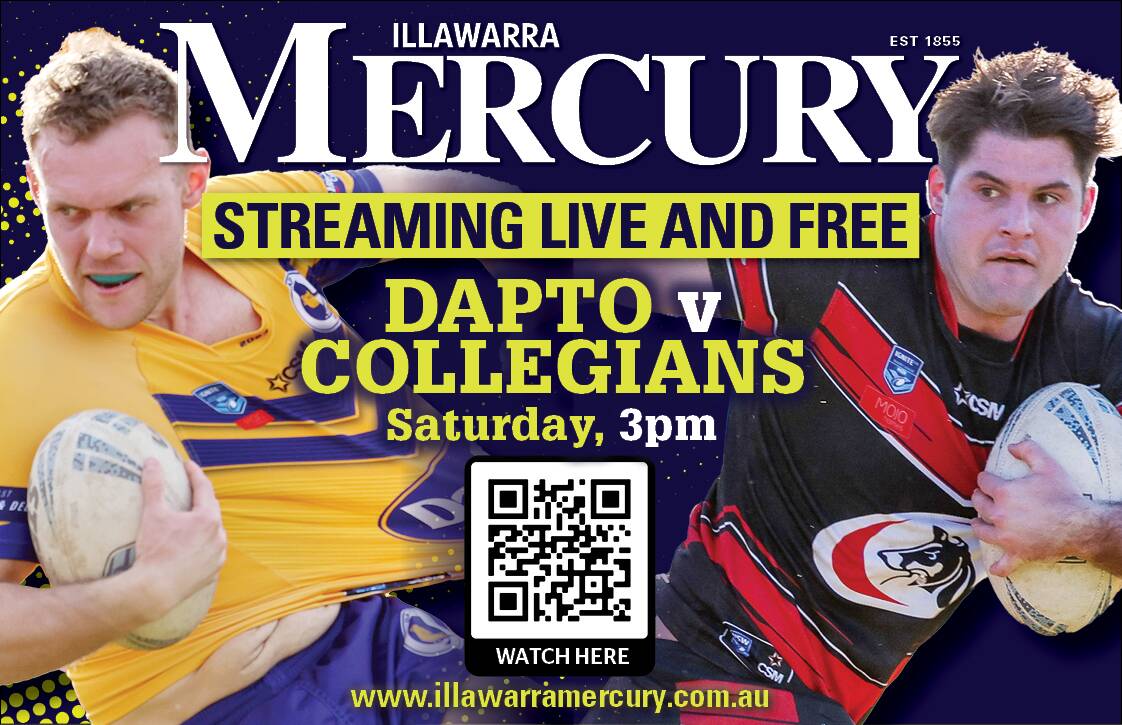FREE Live stream Saturdays Mojo Homes Cup clash between Dapto and Collegians Illawarra Mercury Wollongong, NSW