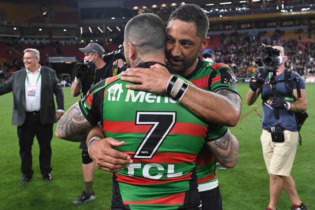 FINE WINE: Benji Marshall's second grand final appearance comes six years after observers started writing his rugby league obituary. Picture: Getty Images