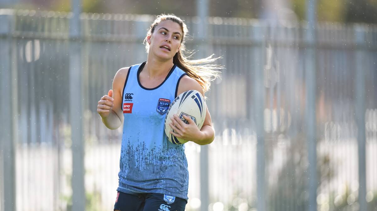 PRIMED: Jess Sergis will make her long-awaited second appearance for NSW on Friday. Picture: NRL Photos