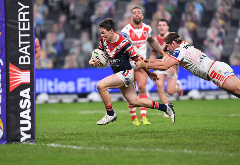 CLASS ABOVE: Luke Keary was the difference for a wounded Roosters on Friday. Picture: NRL Imagery