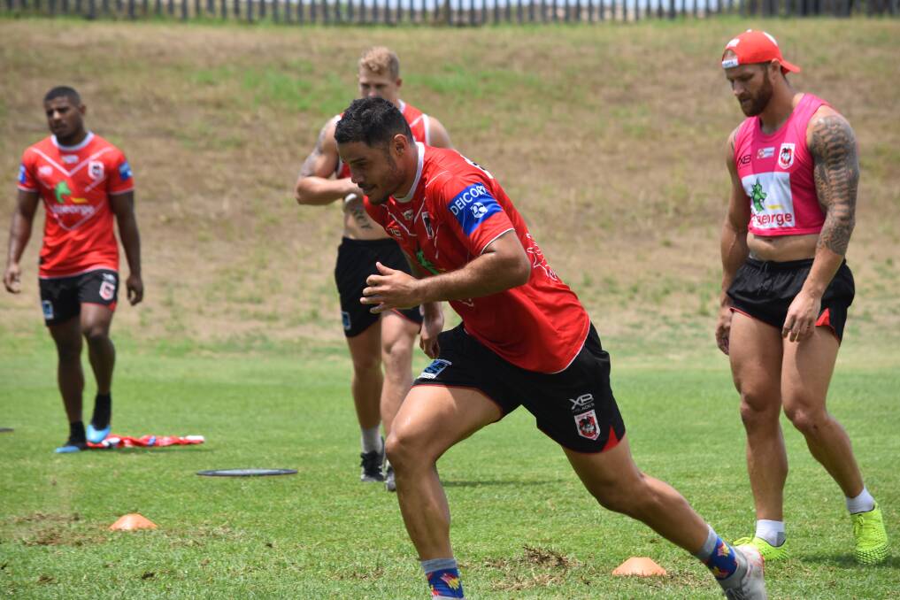 STANDOUT: Dragons coach Paul McGregor says Brayden Wiliame (pictured) made an irresistible case for selection for round one. Picture: Dragons Media