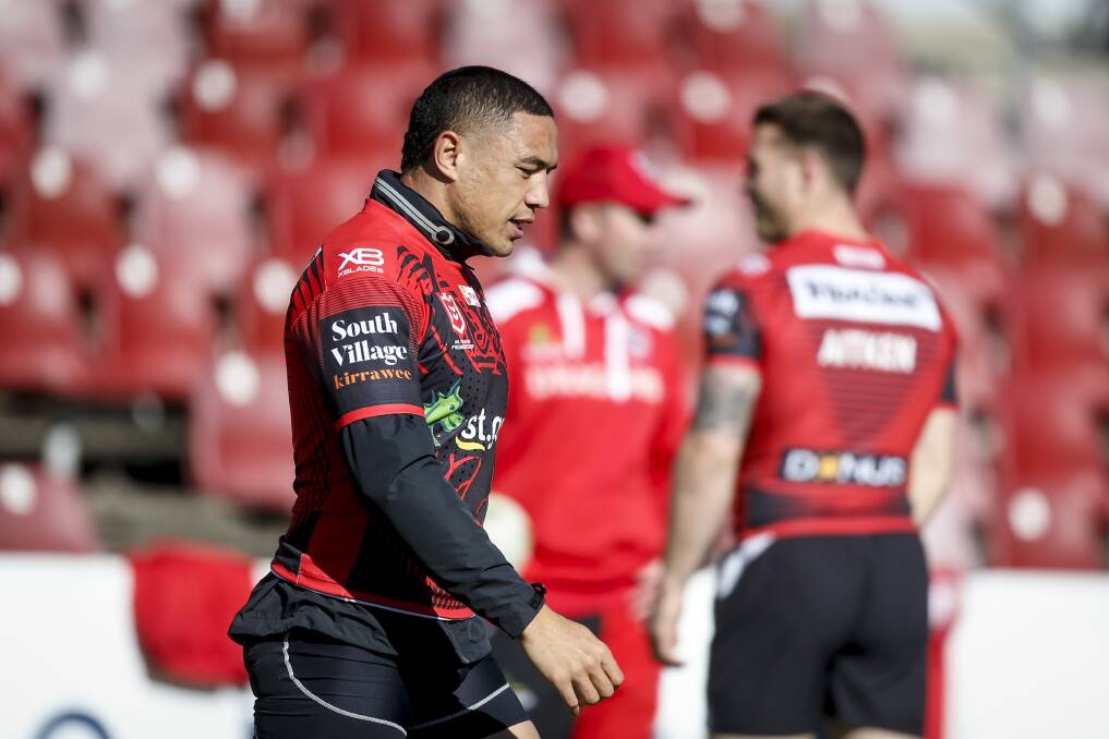 OUCH: Tyson Frizell's departure is a huge blow for the Dragons. Picture: Anna Warr