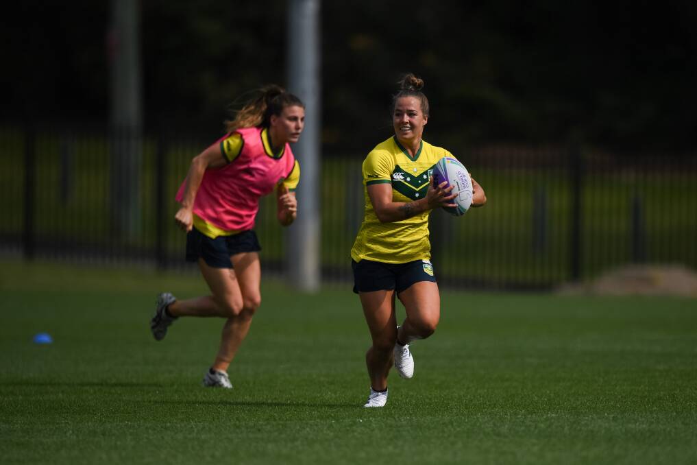 COUP: Jillaroos star Isabelle Kelly will join the Dragons for the upcoming NRL Nines. Picture: NRL Photos