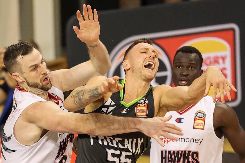 TOUGH: The Hawks were out-hustled by the Phoenix on Sunday. Picture: Getty Images