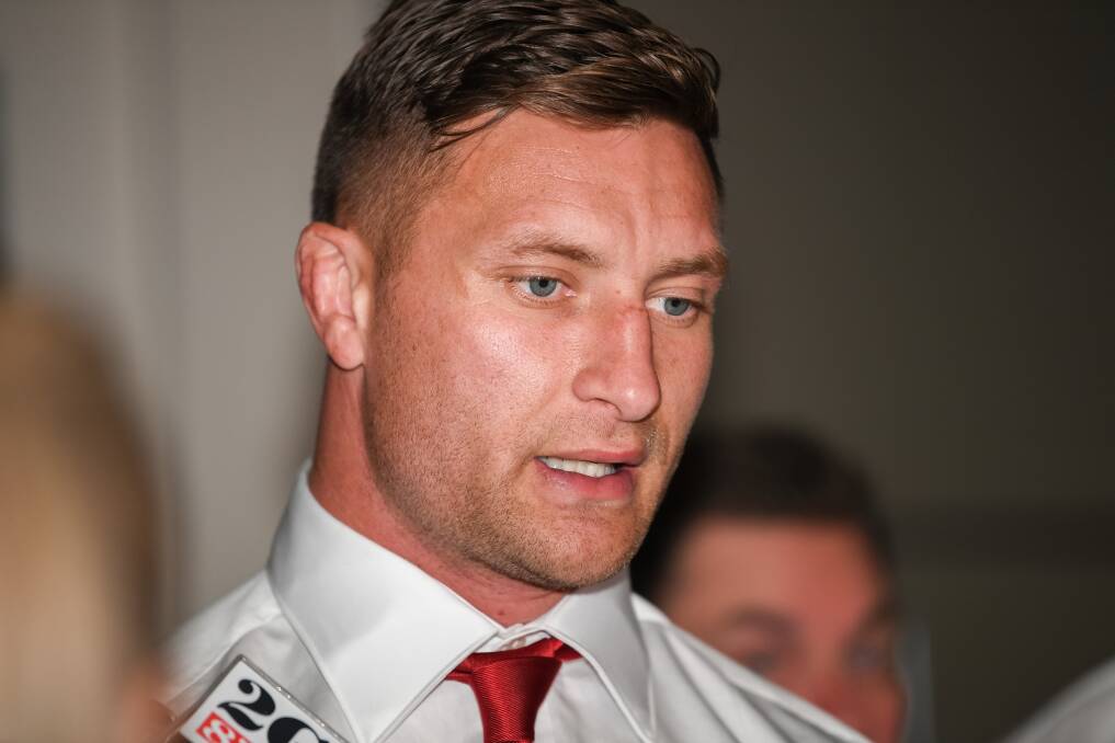 HARD DONE BY: Tariq Sims was on a hiding to nothing at the NRL Judiciary on Tuesday night. Picture: NRL Photos