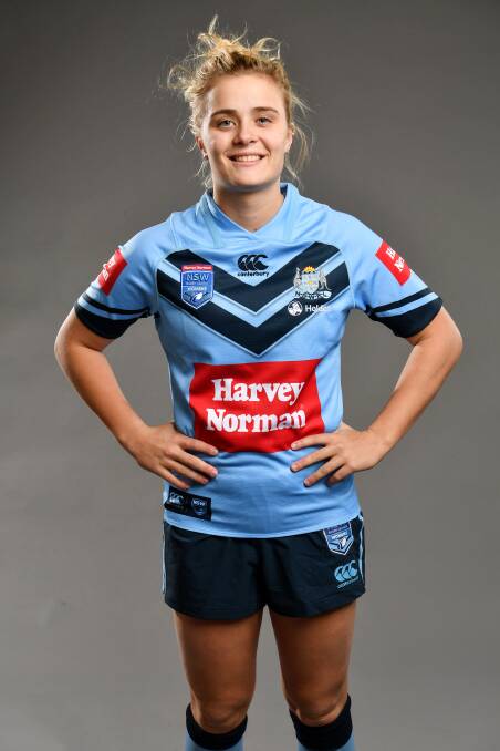 NSW back-rower Hannah Southwell will be a Dragon this season. Picture: NRL