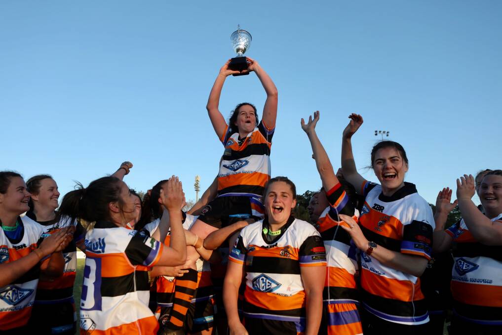 CHAMPS: Helensburgh snapped Corrimal's three-year grip on the premiership trophy in a grand final epic on Saturday. Picture: Adam McLean