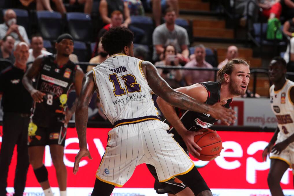 GUN: Sam Froling relished his return to the floor with 27 points against Sydney on Thursday. Picture: Sylvia Liber