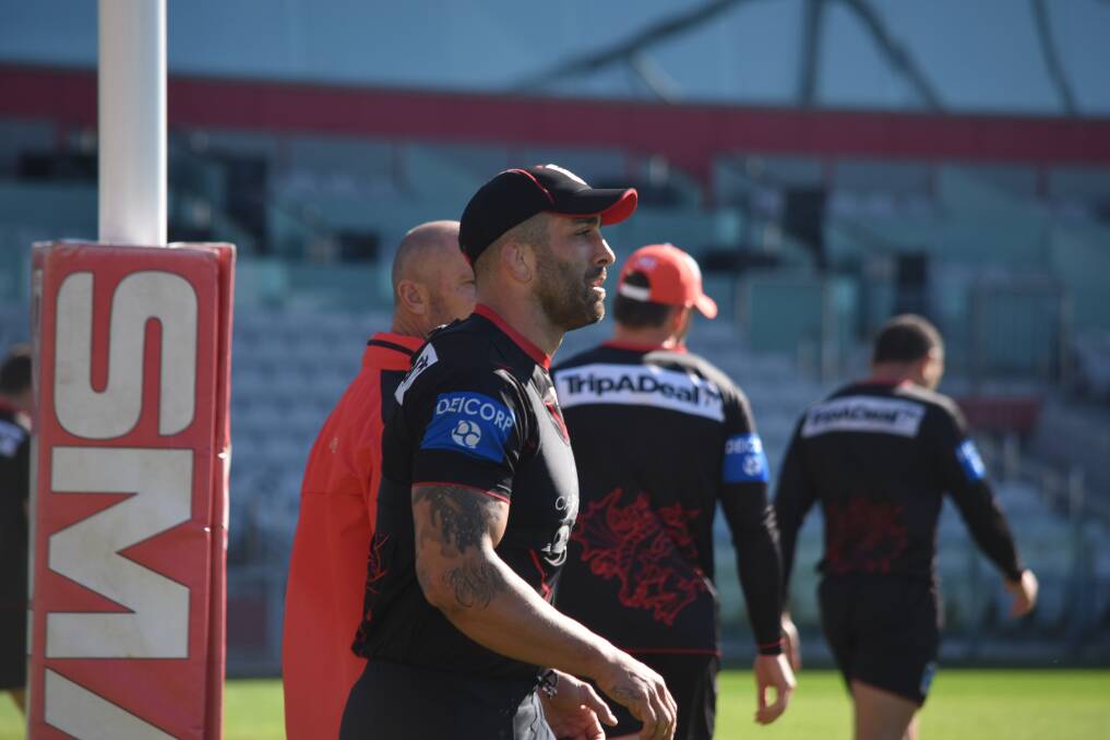 REALIST: Dragons prop Paul Vaughan says he'd be willing to enter a Queensland bubble if that's what's required to keep the game going. Picture: Dragons Media