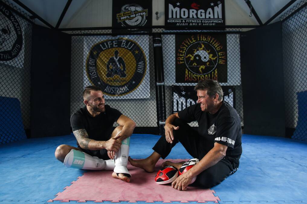 Alex Volkanovski and coach Joe Lopez have been side-by-side since day one. Picture by Anna Warr