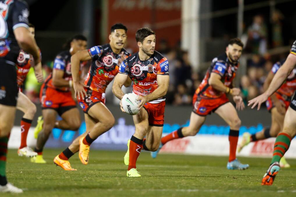 WAIT AND SEE: Ben Hunt has been named for Dragons clash with the Raiders despite picking up an ankle injury in Origin II. Picture: Anna Warr