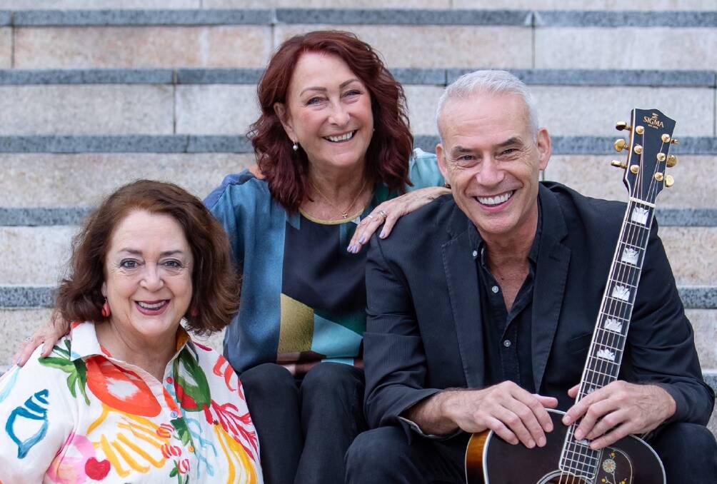 Wendy Harmer, Lynne McGranger and John Field (pictured left to right). Picture by David Hooley