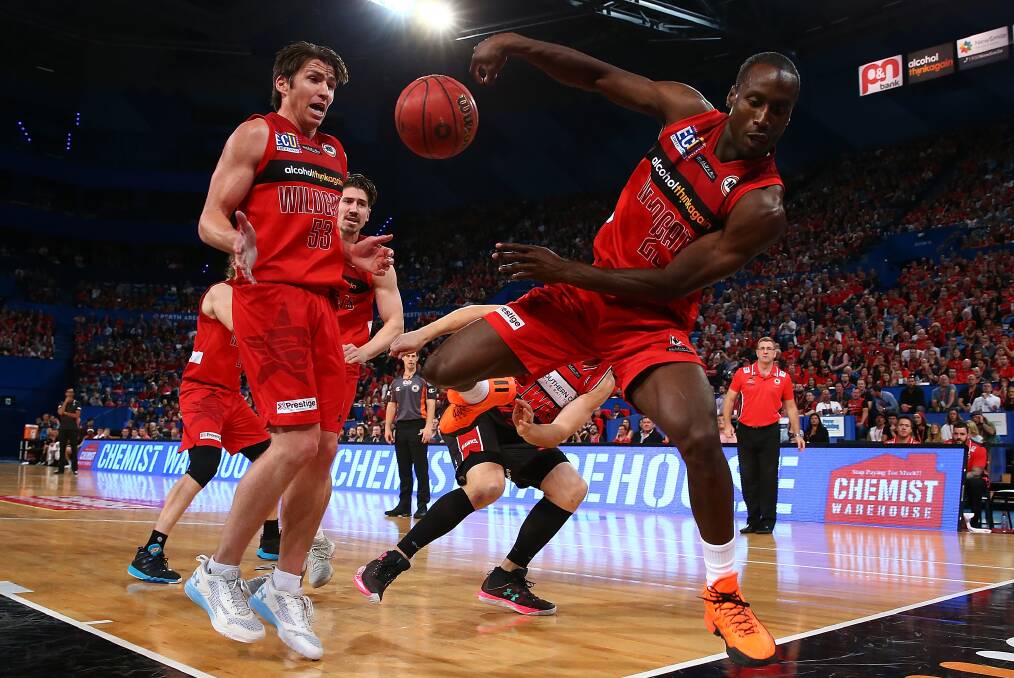 Missing: Perth's Damian Martin and Andre Ingram. Picture: Getty Images