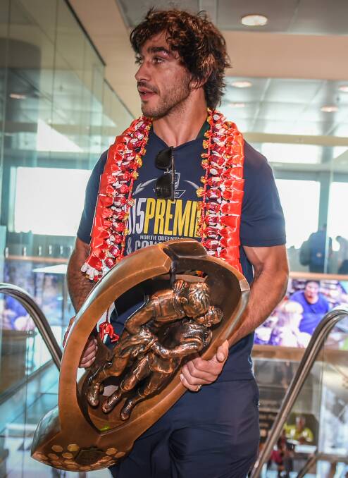 CHAMPION: Cowboy Johnathan Thurston. Picture: Getty Images