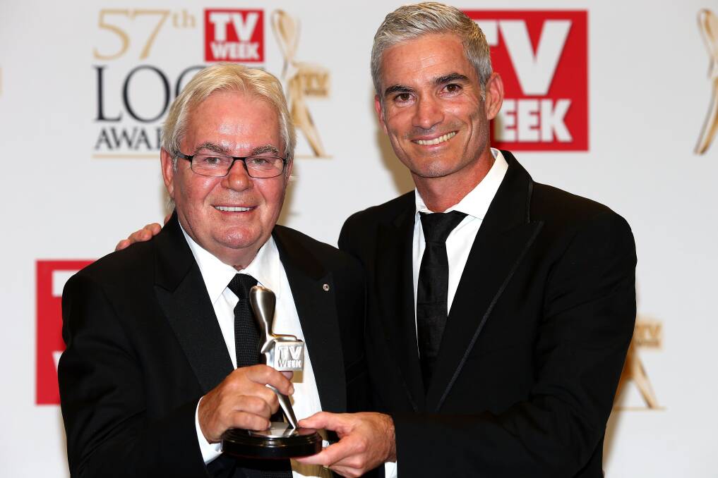 HOPEFUL: Les Murray and Craig Foster. Picture: RYAN PIERSE