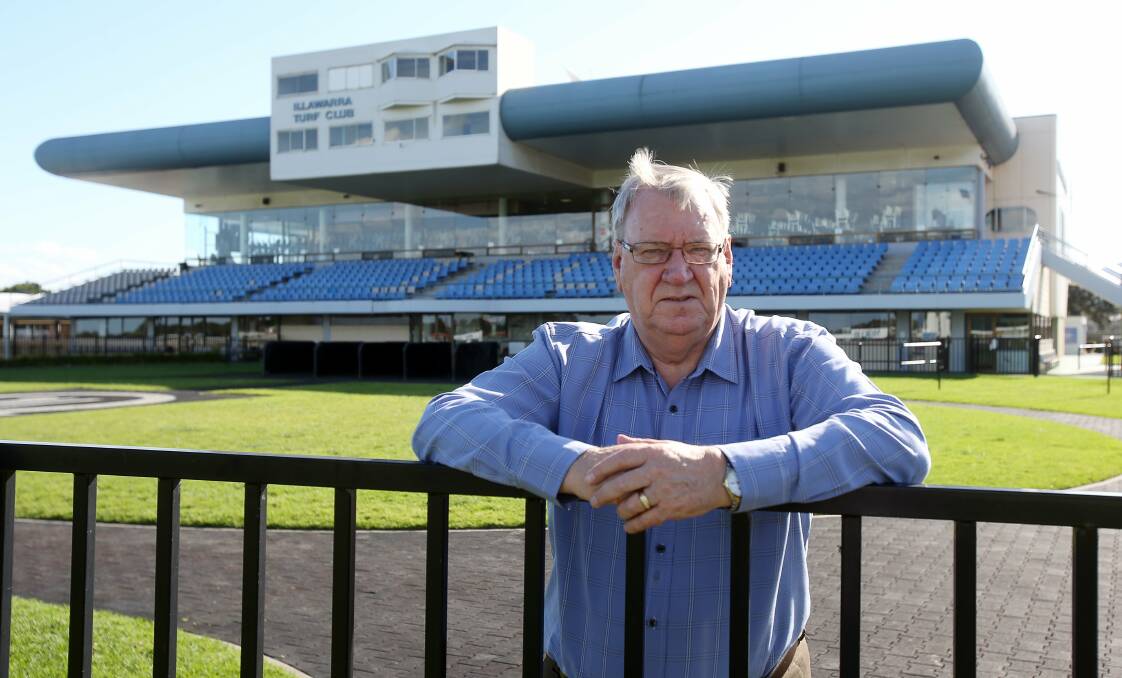 ELATED: Illawarra Turf Club Chief Executive Peter de Vries in the mounting yard at Kembla Grange on Tuesday. Picture: ROBERT PEET