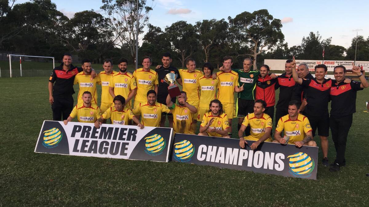 Wollongong United won the Frat Cup. Picture: PETER VRTKOVSKI 