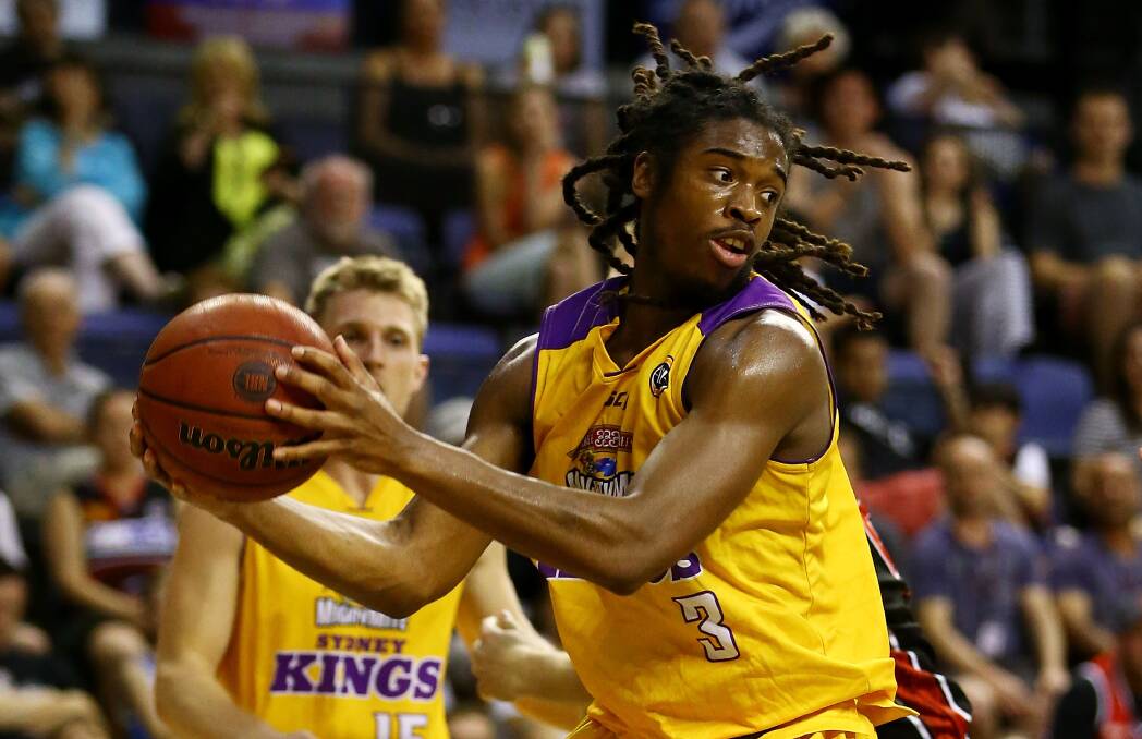 INVOLVED: Kings import Marcus Thornton was the victim of foul play by a member of the Illawarra Hawks home crowd. Picture: GETTY IMAGES