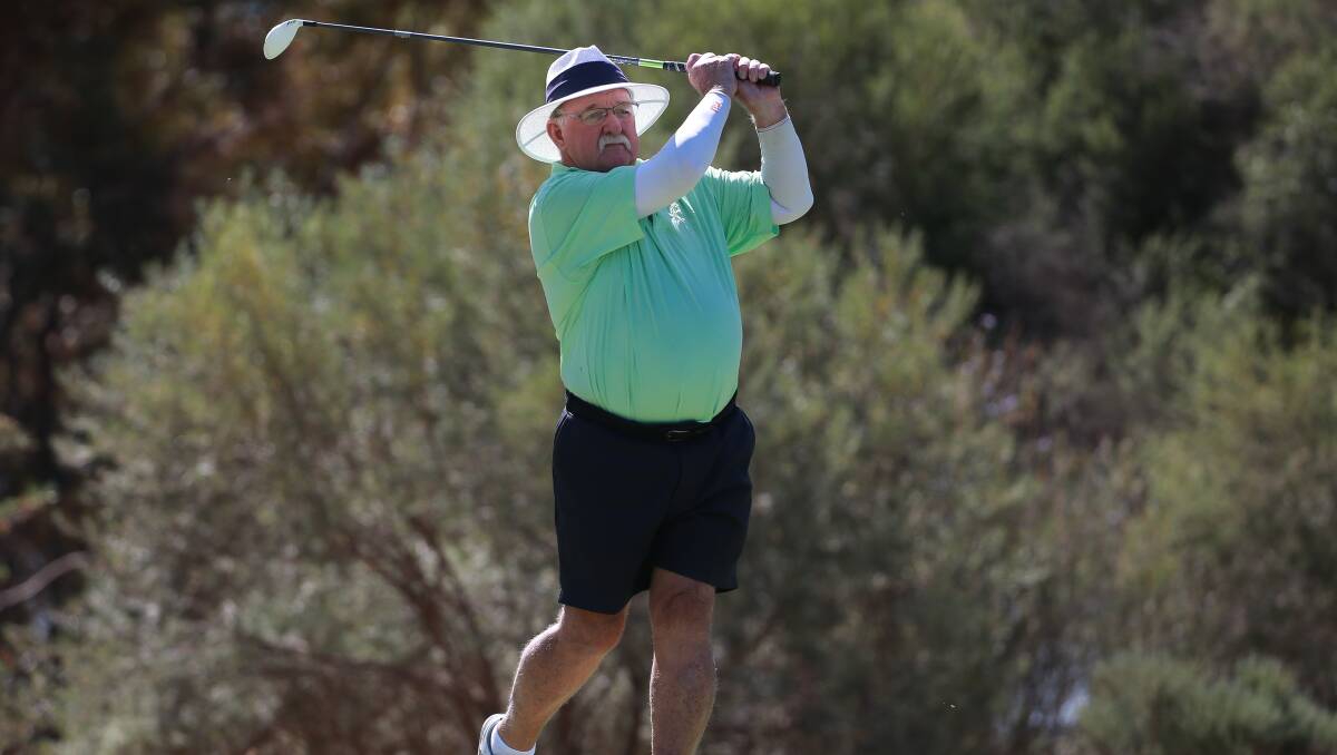 ON SONG: Port Kembla's Ron Hall won the over 70's section at the NSW Senior Amateur Championships. Picture: GOLF NSW