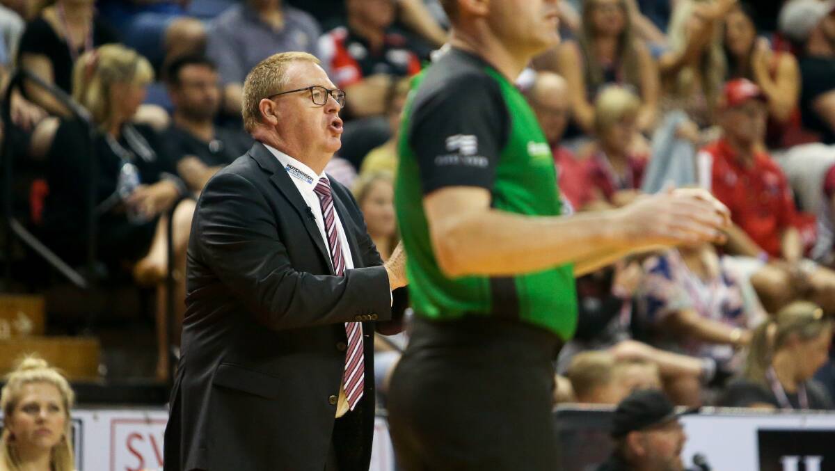READY TO GO: Hawks coach Rob Beveridge is keen to face off against the Brisbane Bullets on New Year's Eve. Picture: ADAM McLEAN