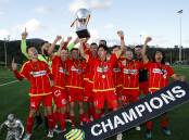 Success: Wollongong United won the Illawarra Premier League grand final in 2020. Picture: Anna Warr