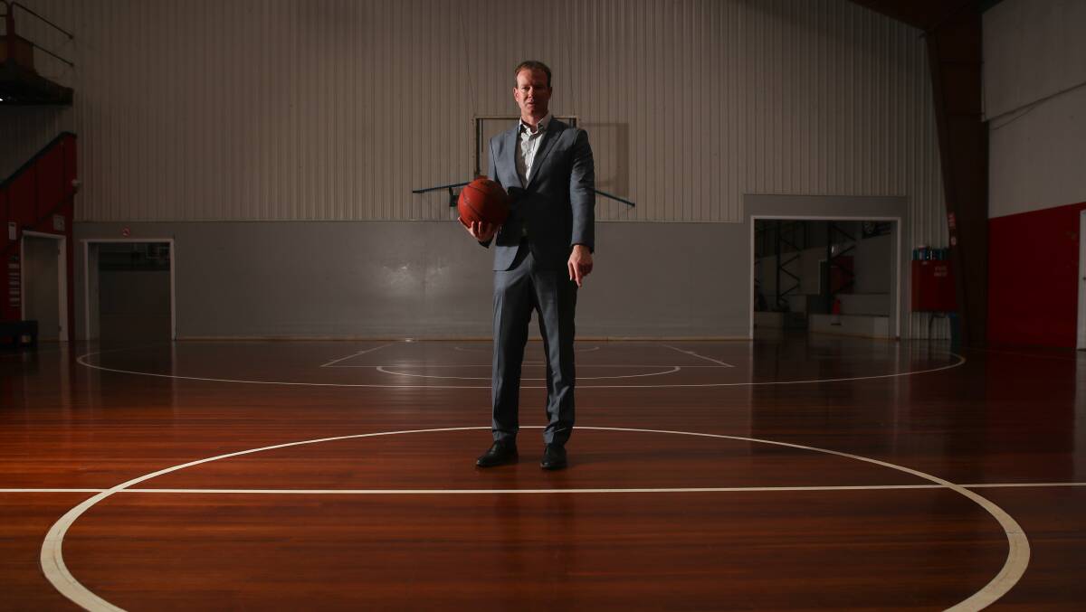 Our turf: Illawarra Hawks general manager and 2001 NBL title winner Mat Campbell. 