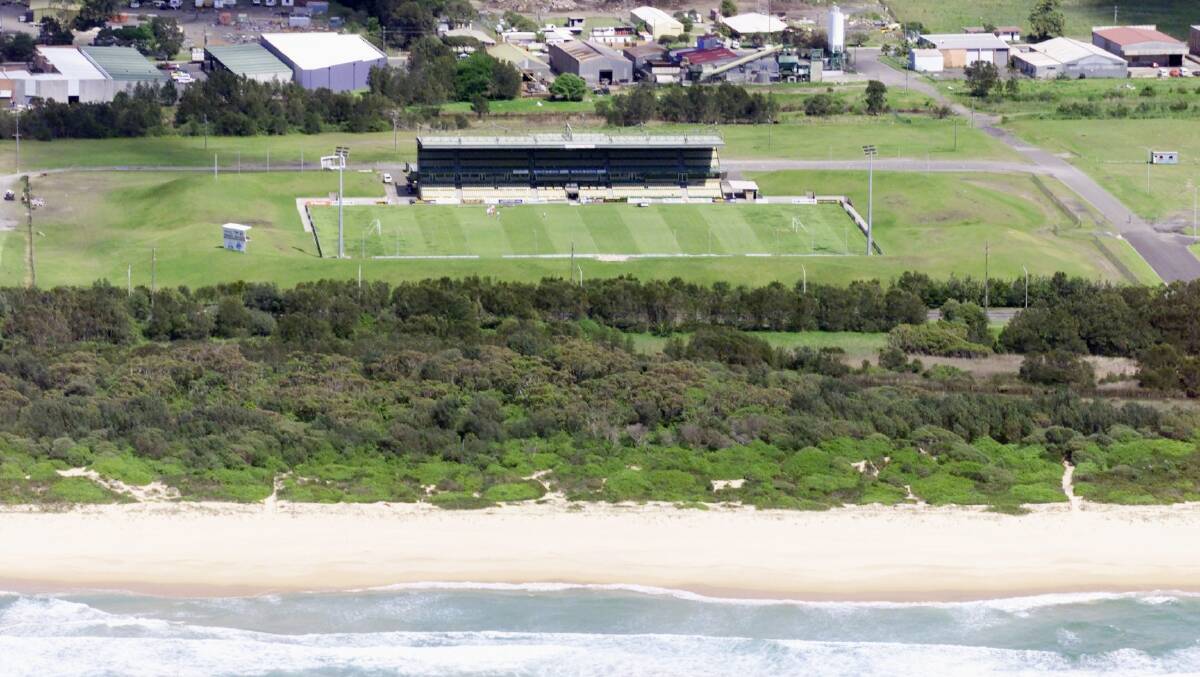 Good old days: Wollongong Wolves former home at Brandon Park. Picture: Wayne Venables