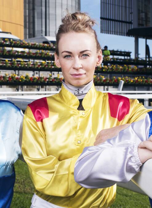 RETURN: Kathy O'Hara was back after suffering race fall injuries.