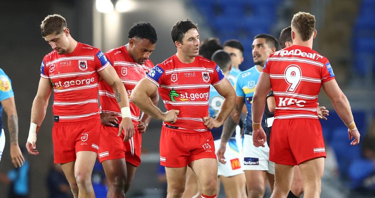 Dragons lost to the Titans on Sunday. Picture by Chris Hyde/Getty Images
