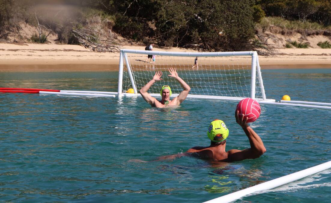 Taking aim: Wollongong Harbour will host beach water polo. 
