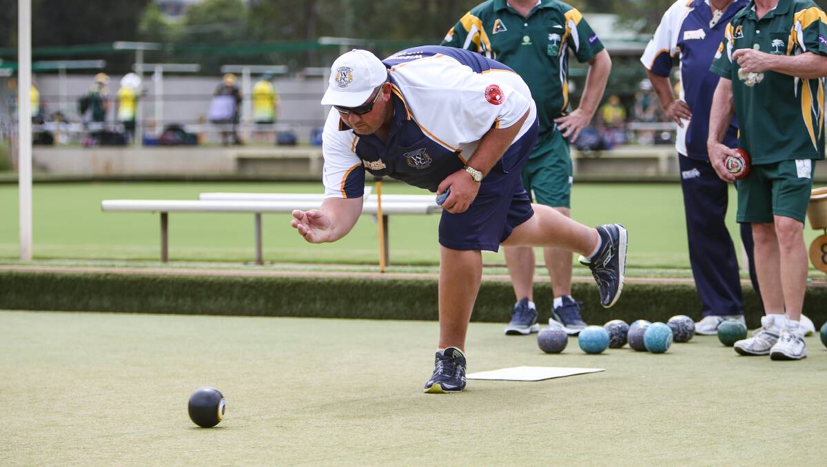 On target: Jason Cheadle helped Wiseman Park make a winning start to the Southern Conference season with a victory over Figgy Bowlo. Picture: Anna Warr
