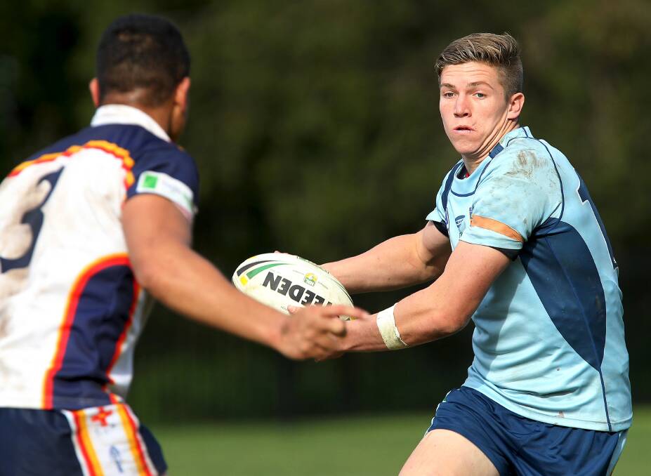 Blues brother: Gerringong junior Reuben Garrick has been selected for the NSW under 20 team for Wednesday's State of Origin curtain-raiser. Picture: Greg Totman
