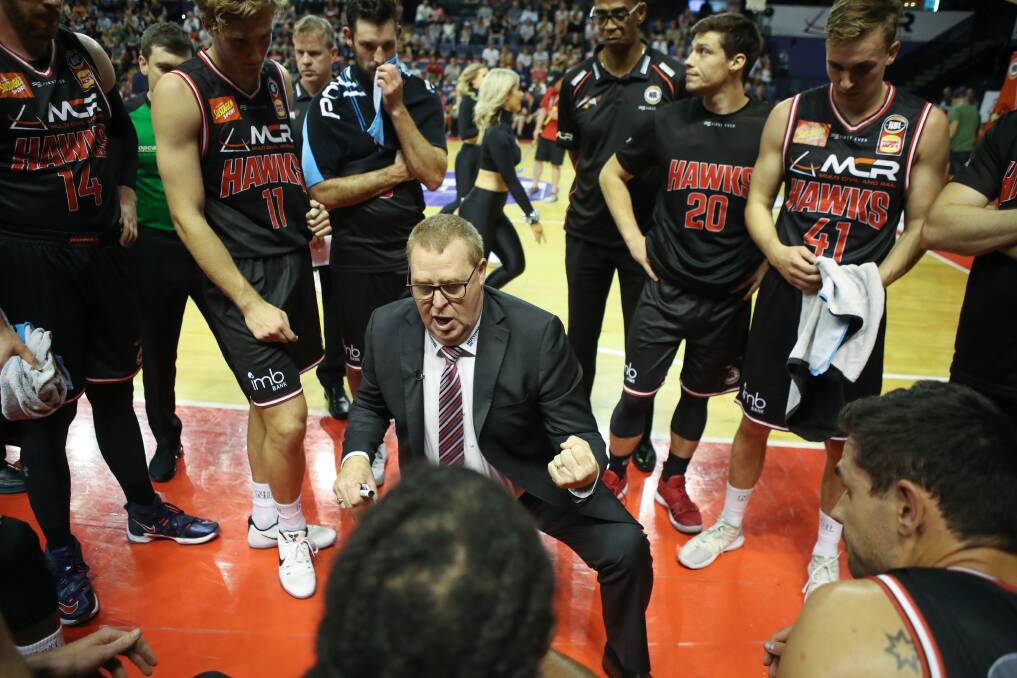 Up for the fight: Former Illawarra Hawks coach Rob Beveridge. Picture: Adam McLean