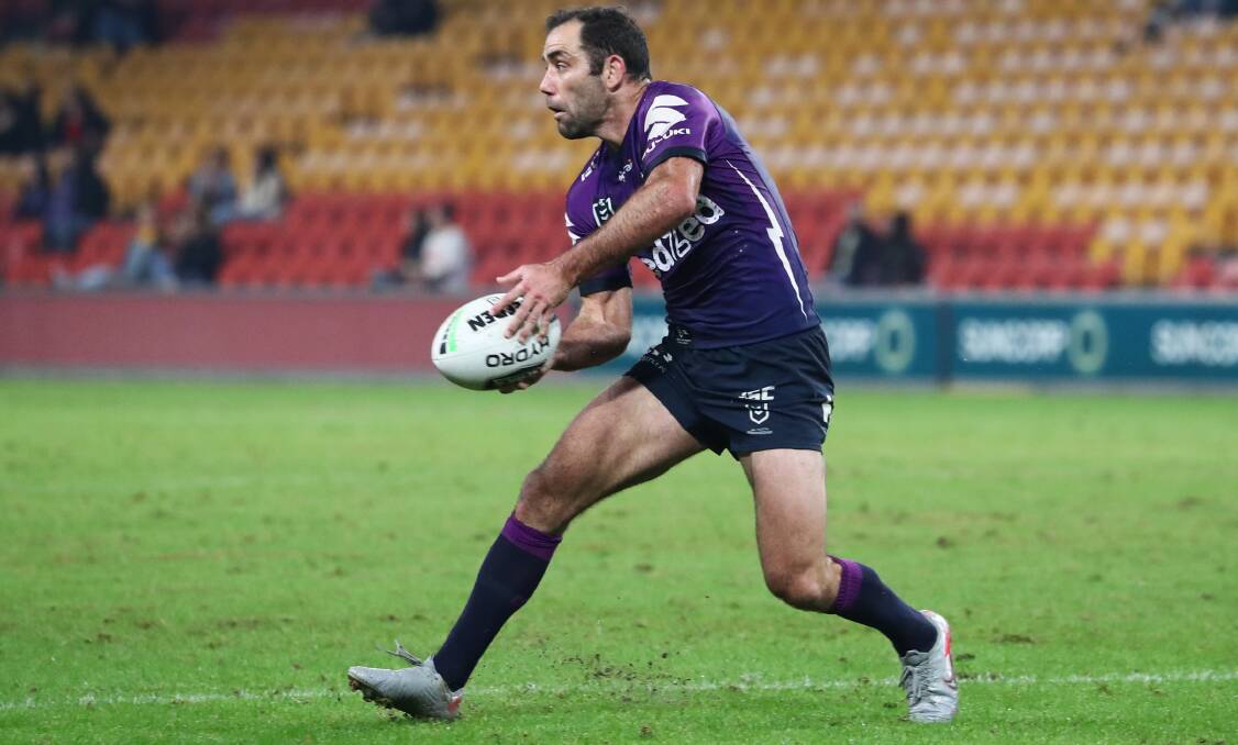 Title shot: Cameron Smith at the Melbourne Storm. Picture: Jason O'Brien/NRL Imagery