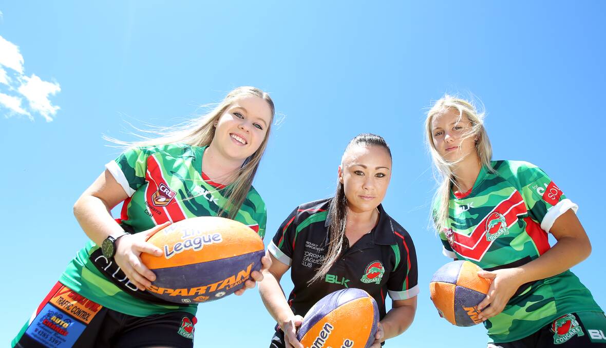 Honour: Corrimal's Tammy Fletcher (centre) played for Country.