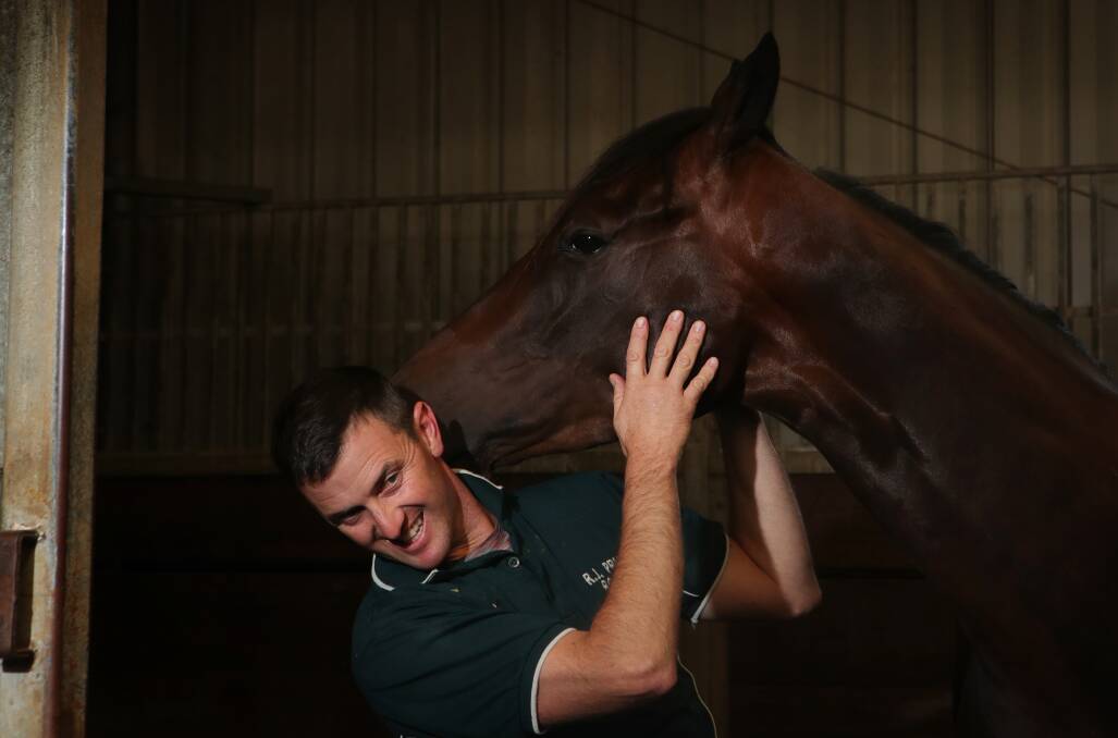Ready: Luke Price and Count De Rupee. Picture: Sylvia Liber