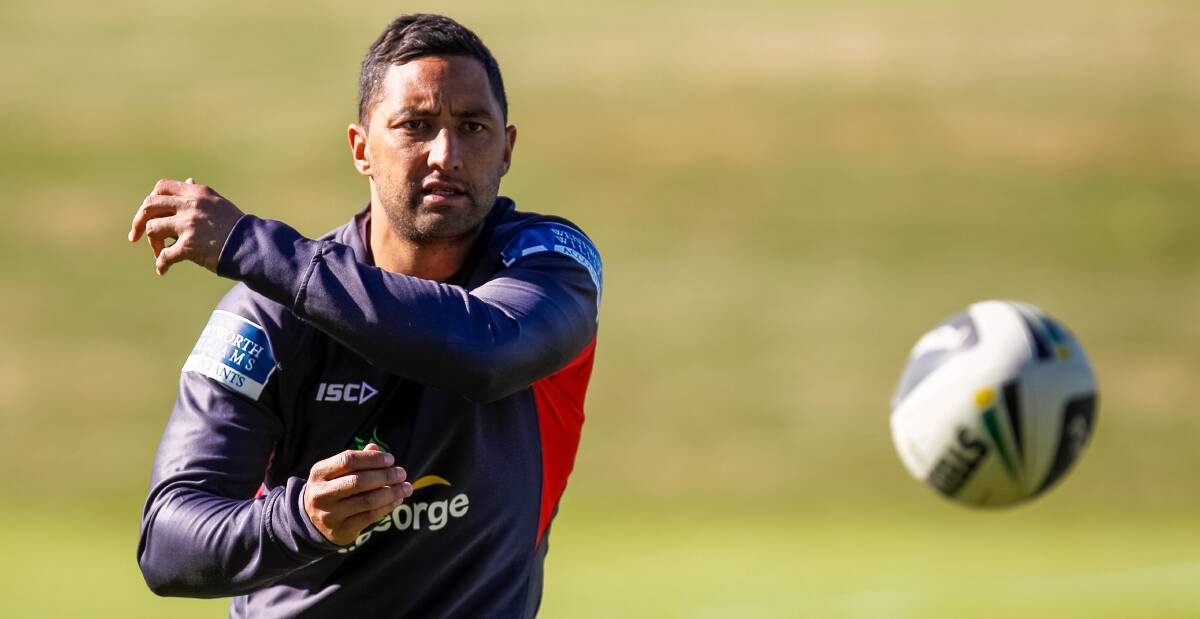 Passed off: Benji Marshall is facing back and hamstring injuries, as well a tense contractual situation. Picture: Christopher Chan